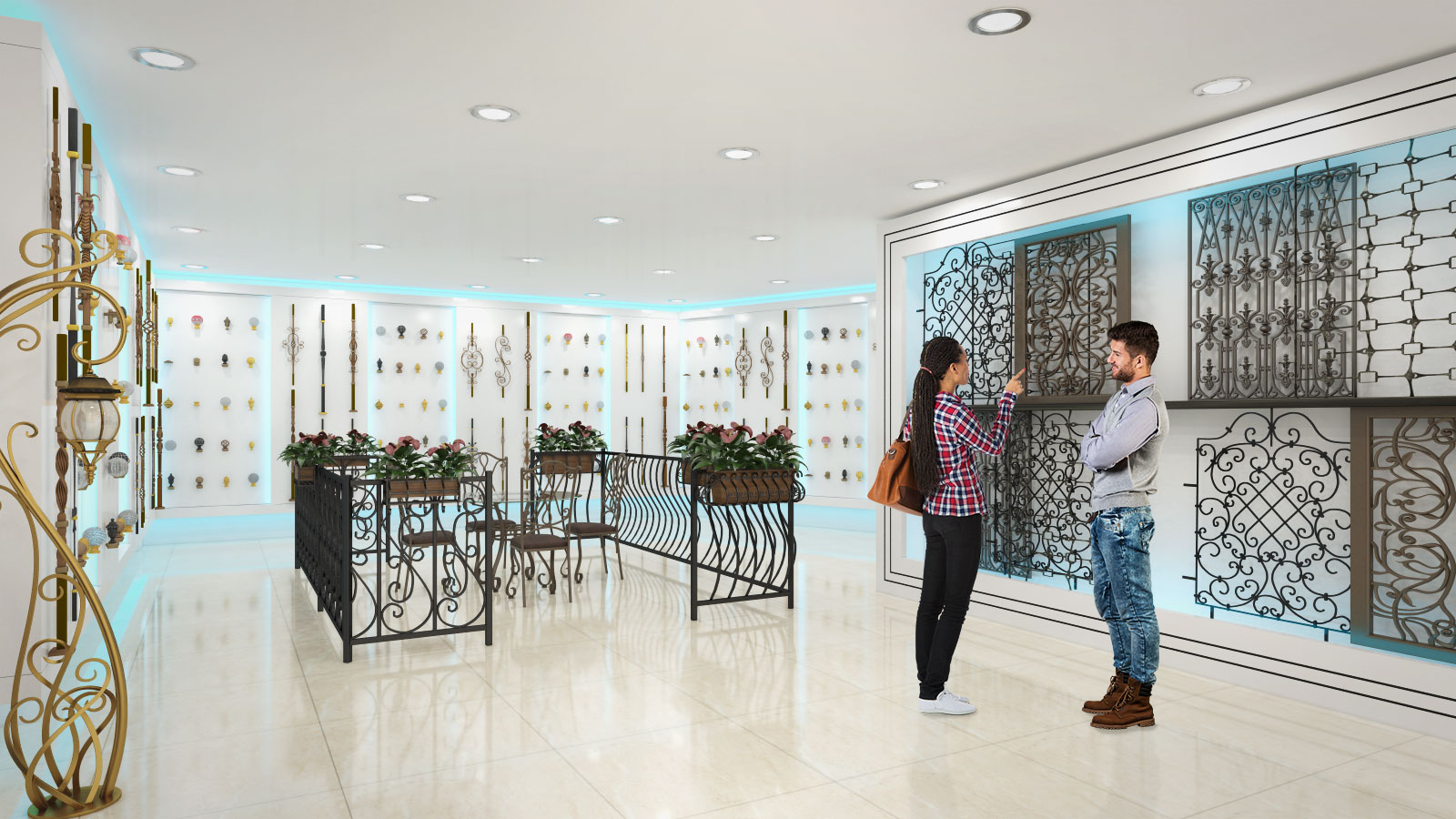 Interior design for the new Al-mousawi 